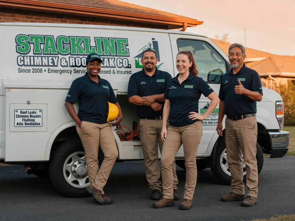 Chimney flashing repair company in Church View, VA